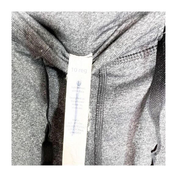 Lululemon Women's Gray Yoga Activewear Leggings Boot cut Size 10 - Picture 5 of 6